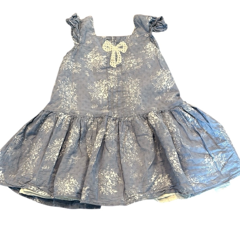 Special Occasion byโ Marmellata Vintage Inspired Floral Bow Party Dress Size 2T